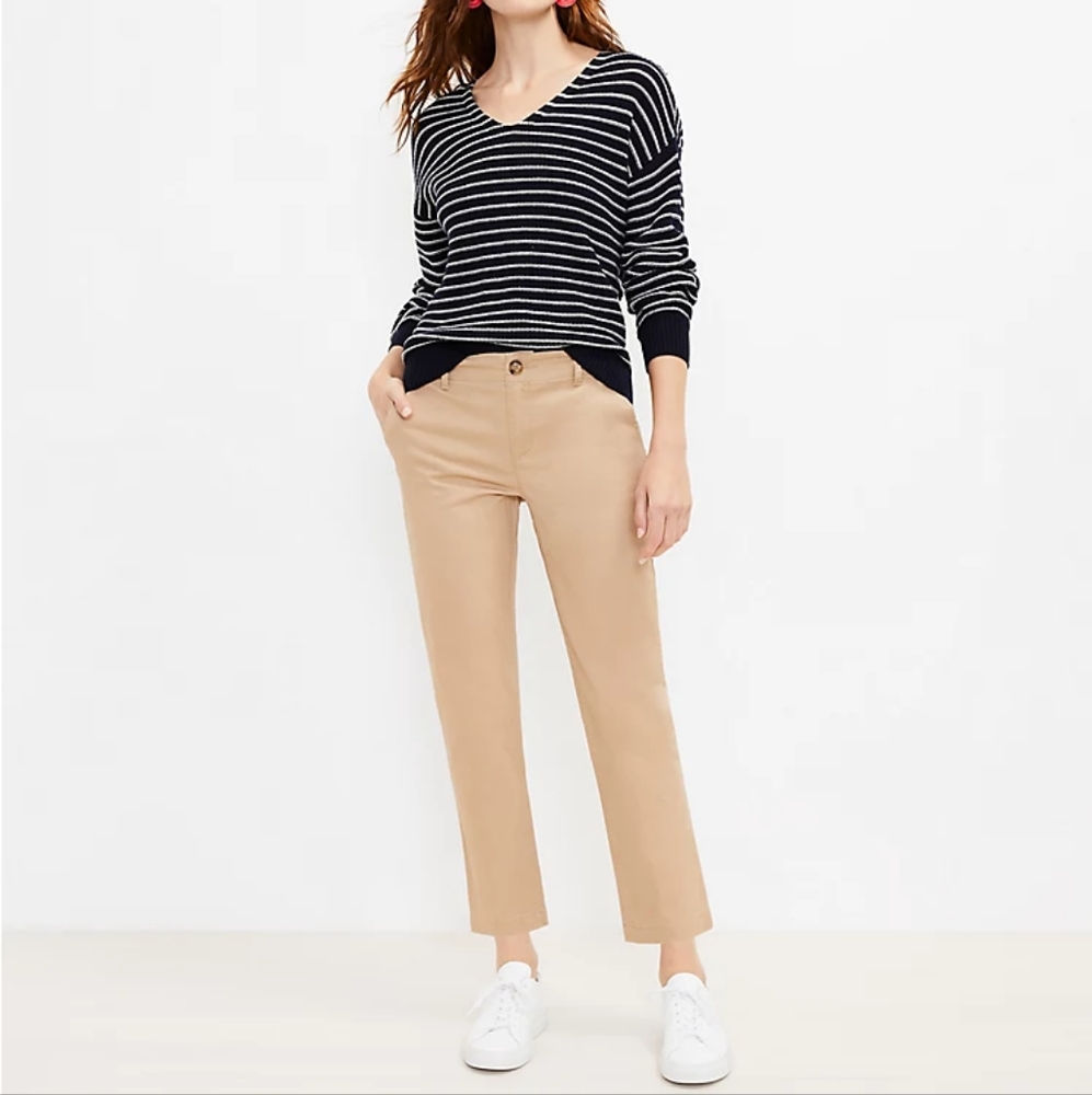 Curvy Monroe Slim Chino Pants